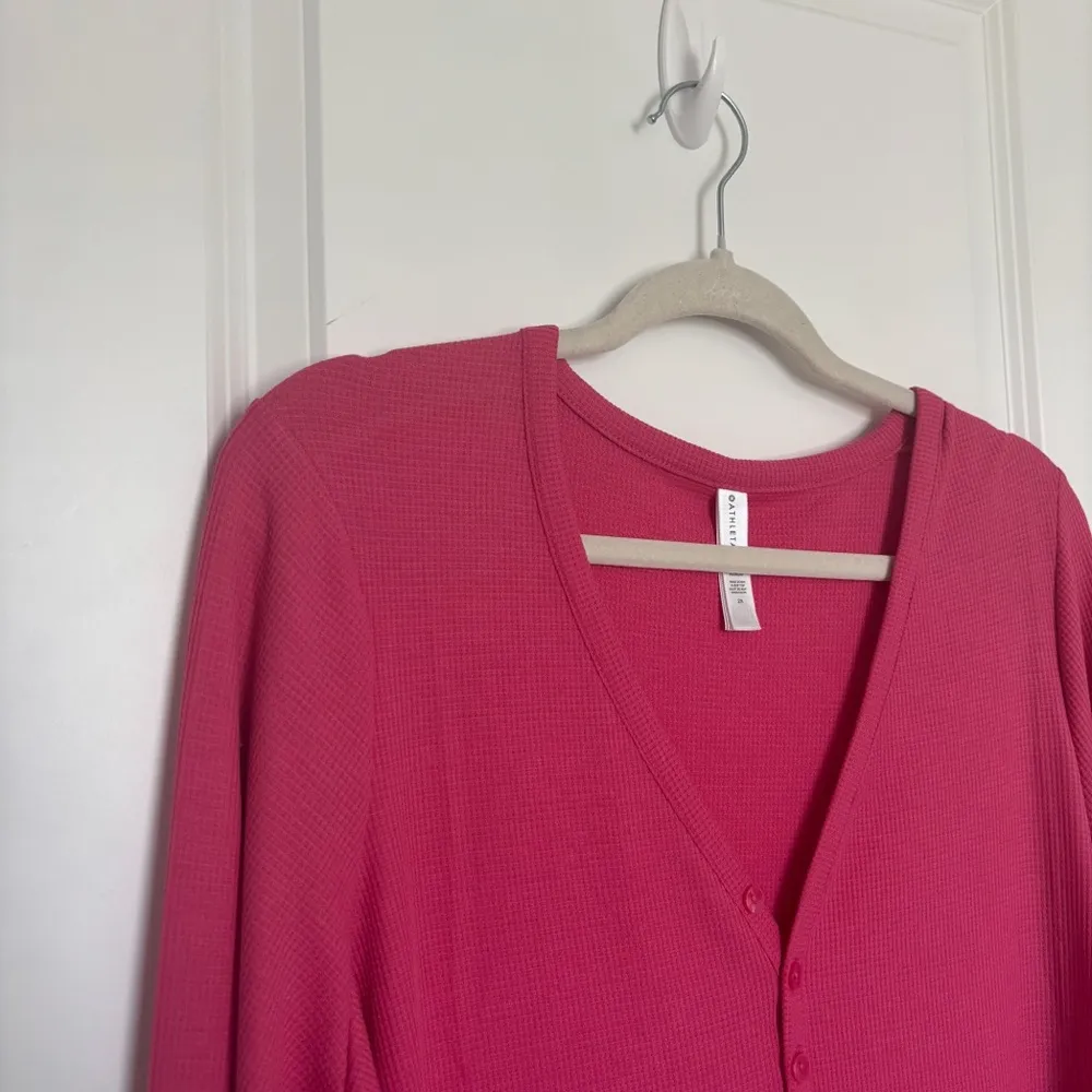 Athleta NEW  Wind Down Sleep Top Dragonfruit Pink - Image 8