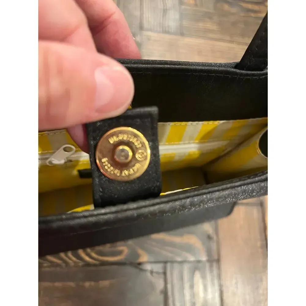 Giorgio Beverley Hills Black Top Handle Purse Y2K Classic Clueless Neutral Cute - Image 7