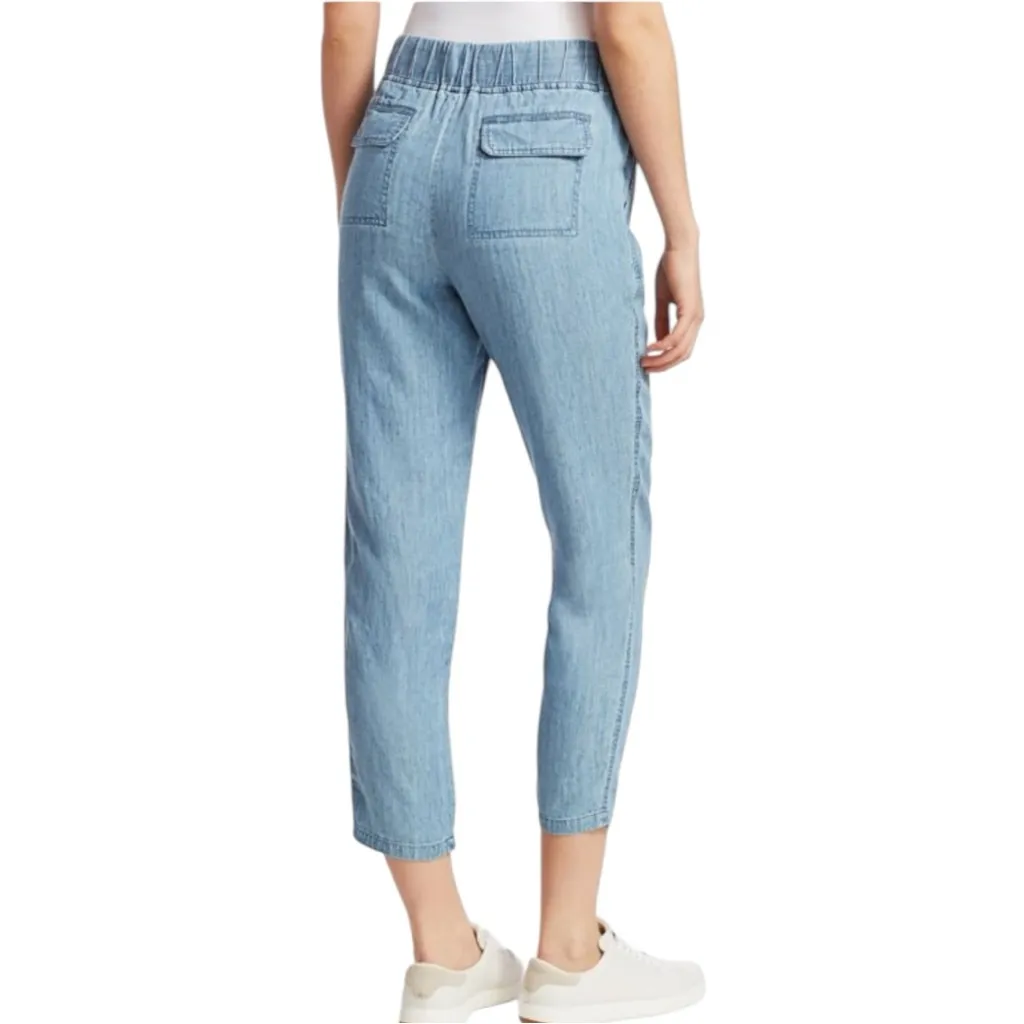 Rails Graham Chambray Pants in Medium Vintage Wash size XS Drawstring Elastic - Image 2