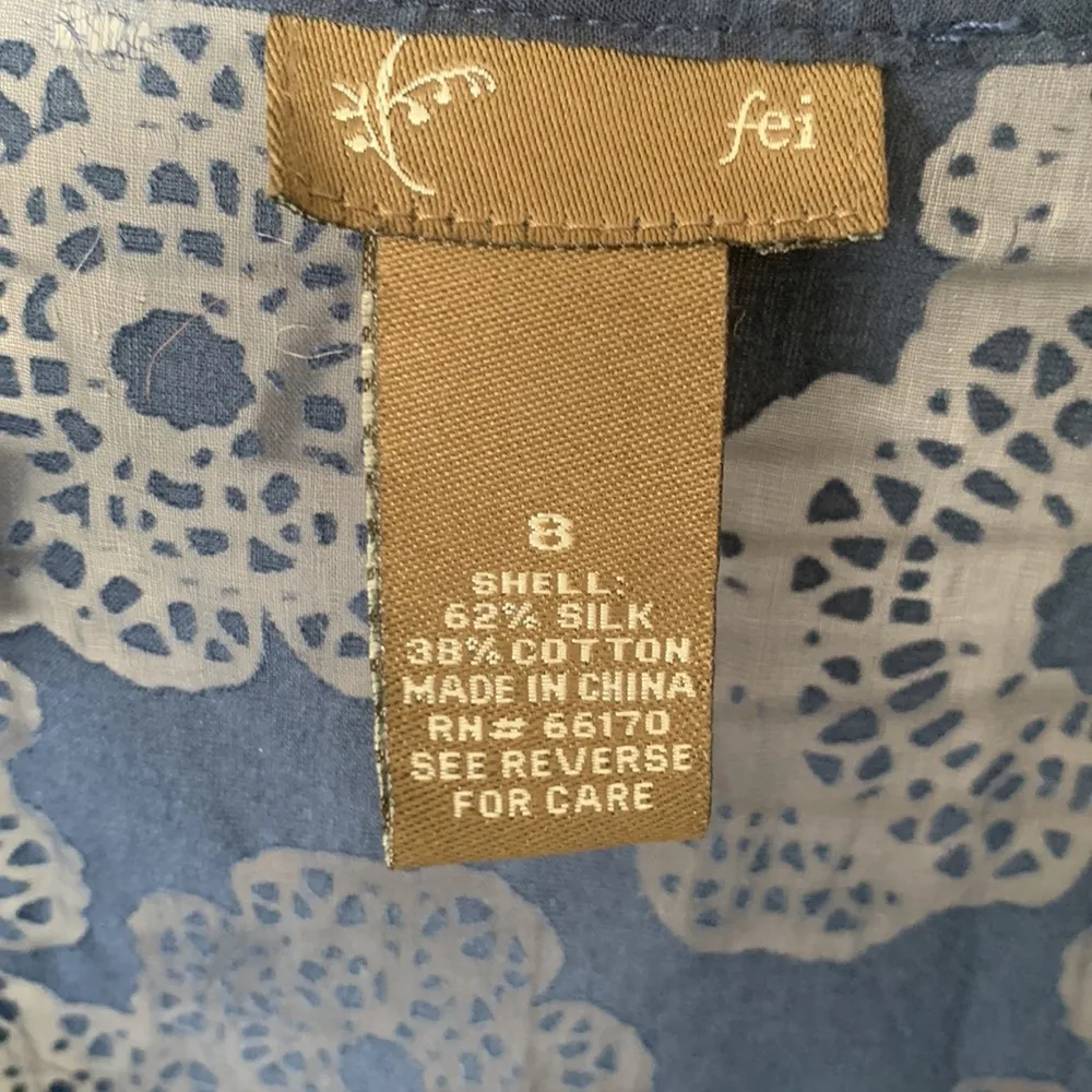 fei blue blouse - Image 2