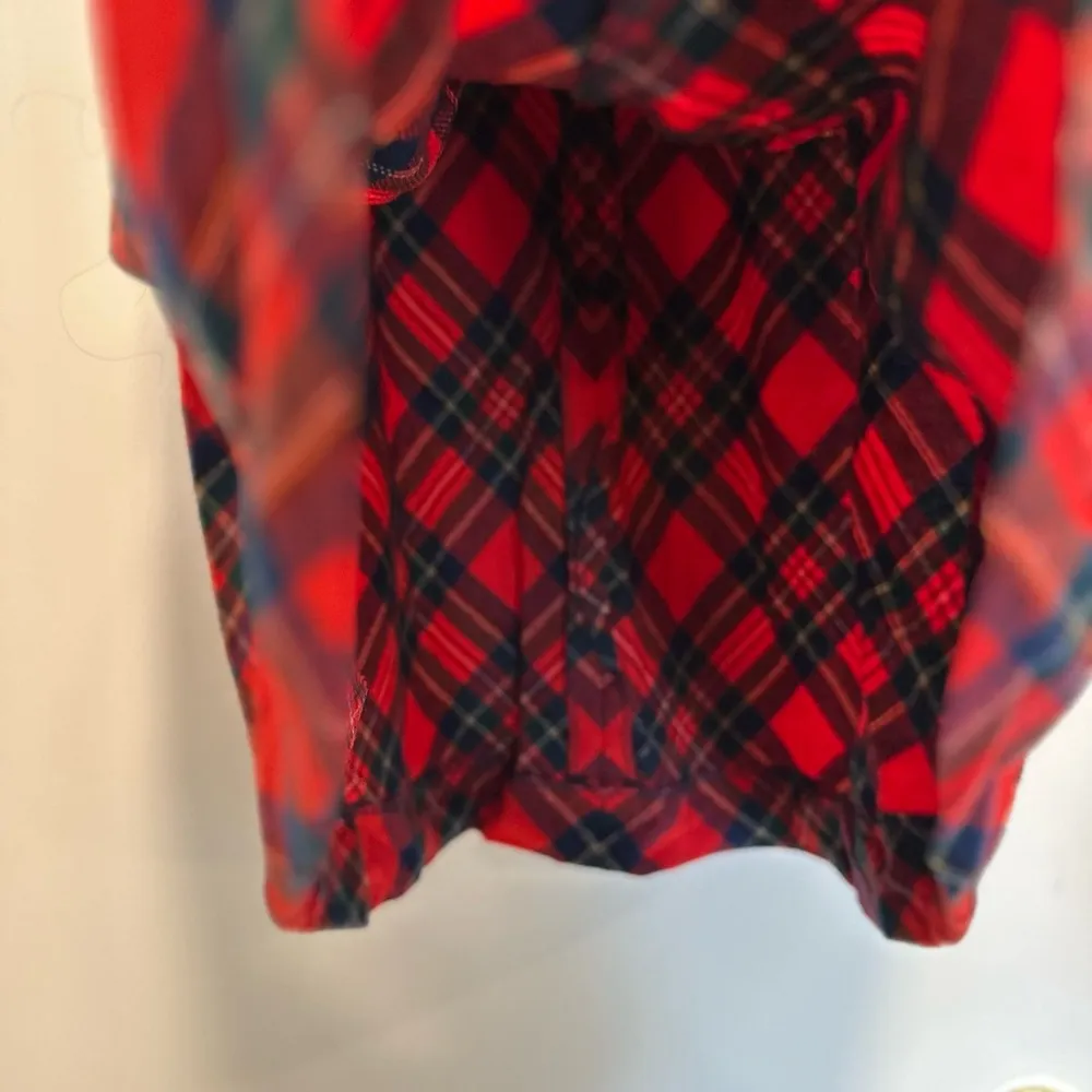 VTG 1970's Pendleton Authentic Red Tartan Plaid Skirt w/pockets. Union Made. USA - Image 3