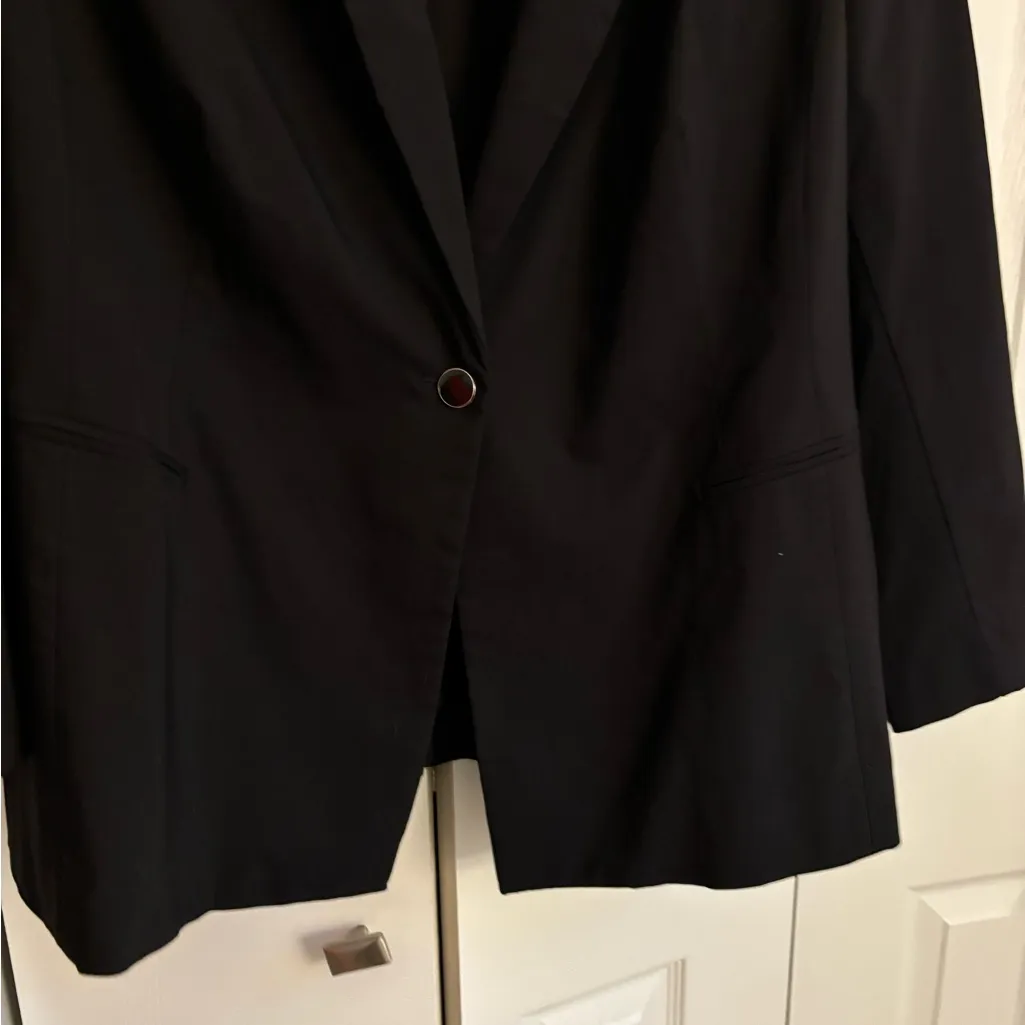 Lane Bryant “Bryant Blazer” Classic black Stretch 1-Button Jacket, Size 26 NWT - Image 5