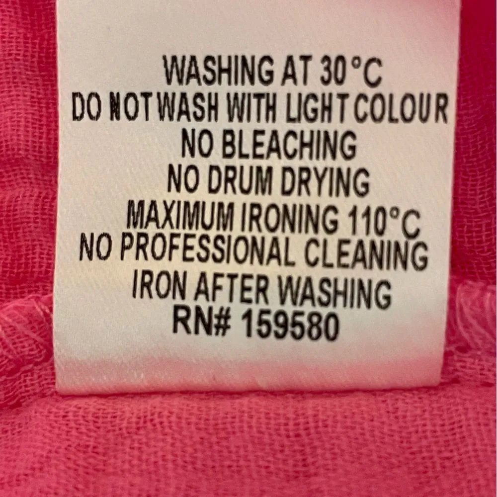 Pink Lily Summer Lover Cross‎ Back Gauze Tank Pink Womens Medium - Image 10