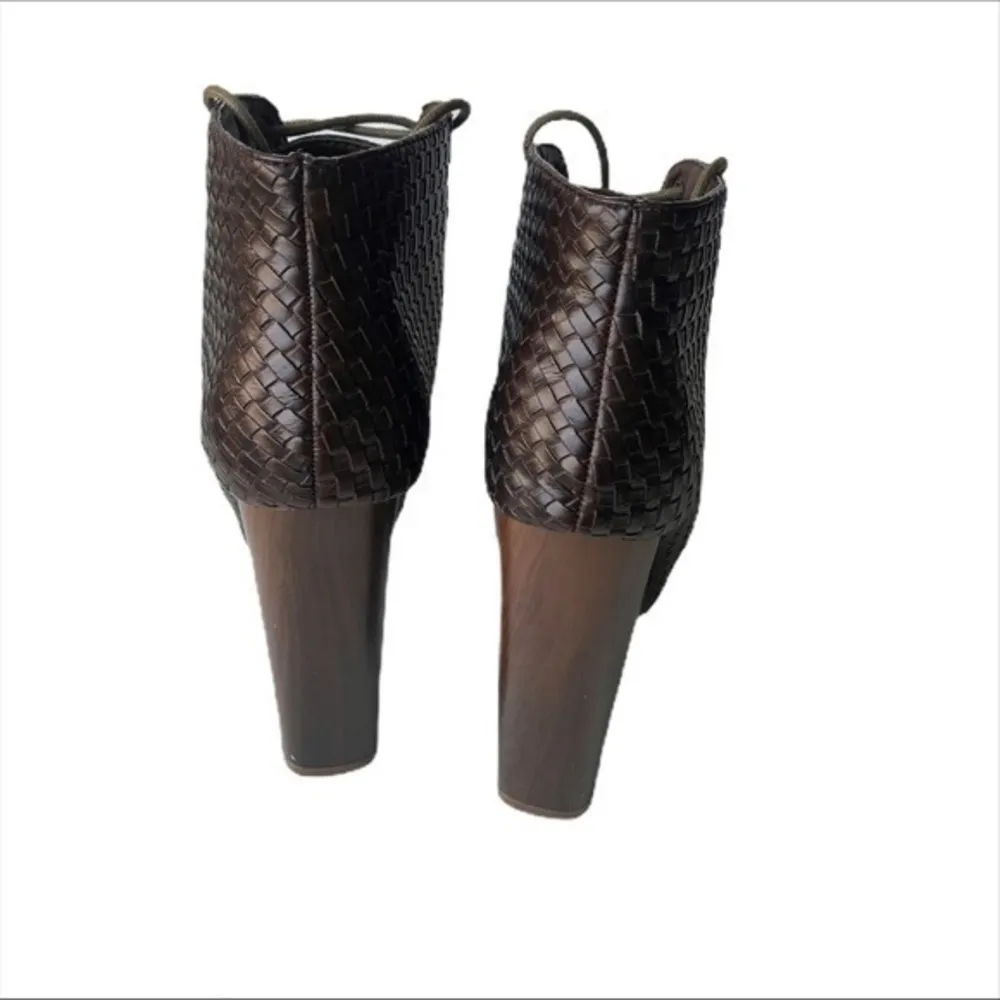 Brown Boot Platform Vintage Size 7.5 - Image 6