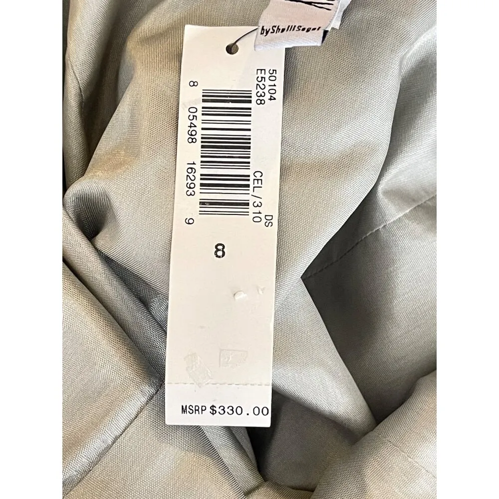 New Laundry by Shelli Segal Gray Formal Long Dress $330 Size 8 Prom Formal - Image 12