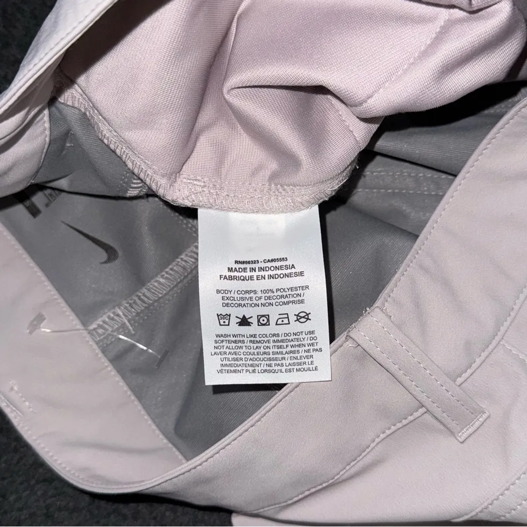 NWOT Nike Tour Repel Slim Fit Golf Pants Womens 8 Gray Purple Stretch DX6086-019 - Image 8