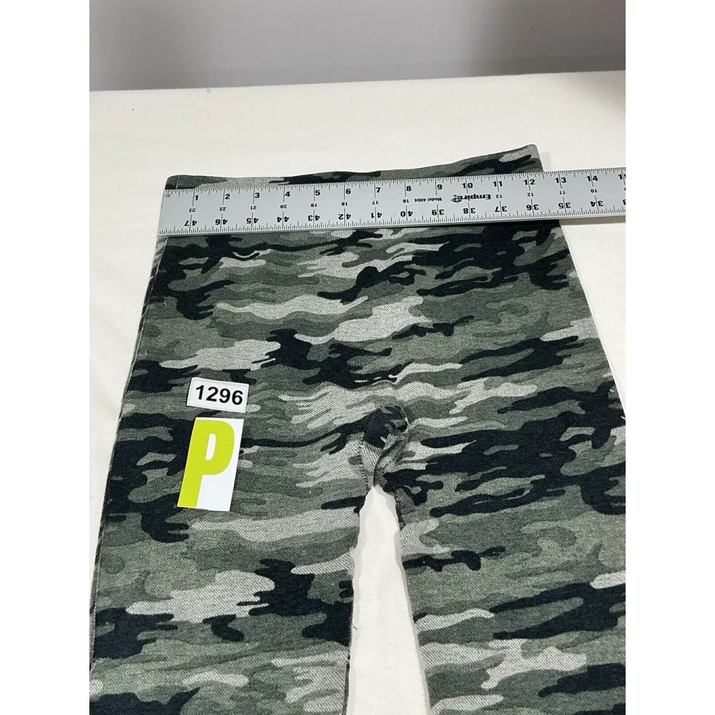 Womans No Comment S-m Camo Pull on Stretch Leggings - Image 5