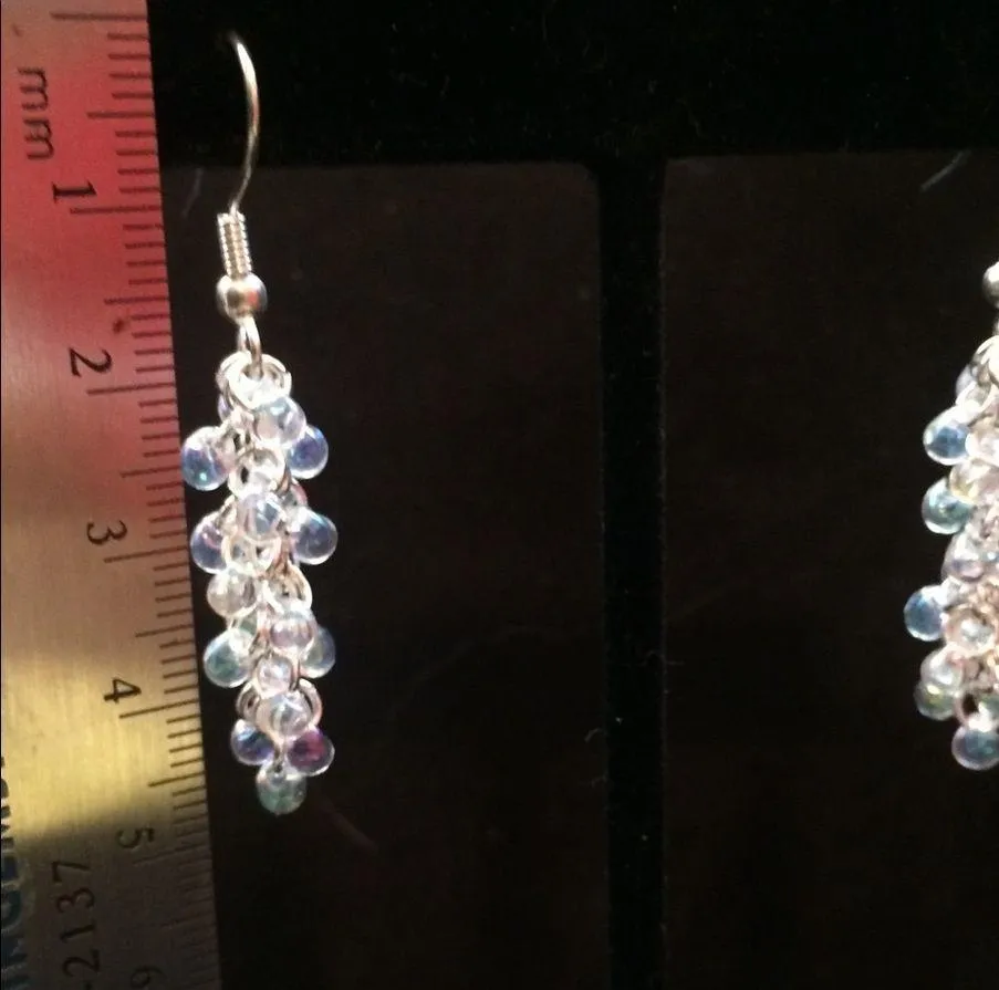 Fringe Cluster Earrings - Image 4