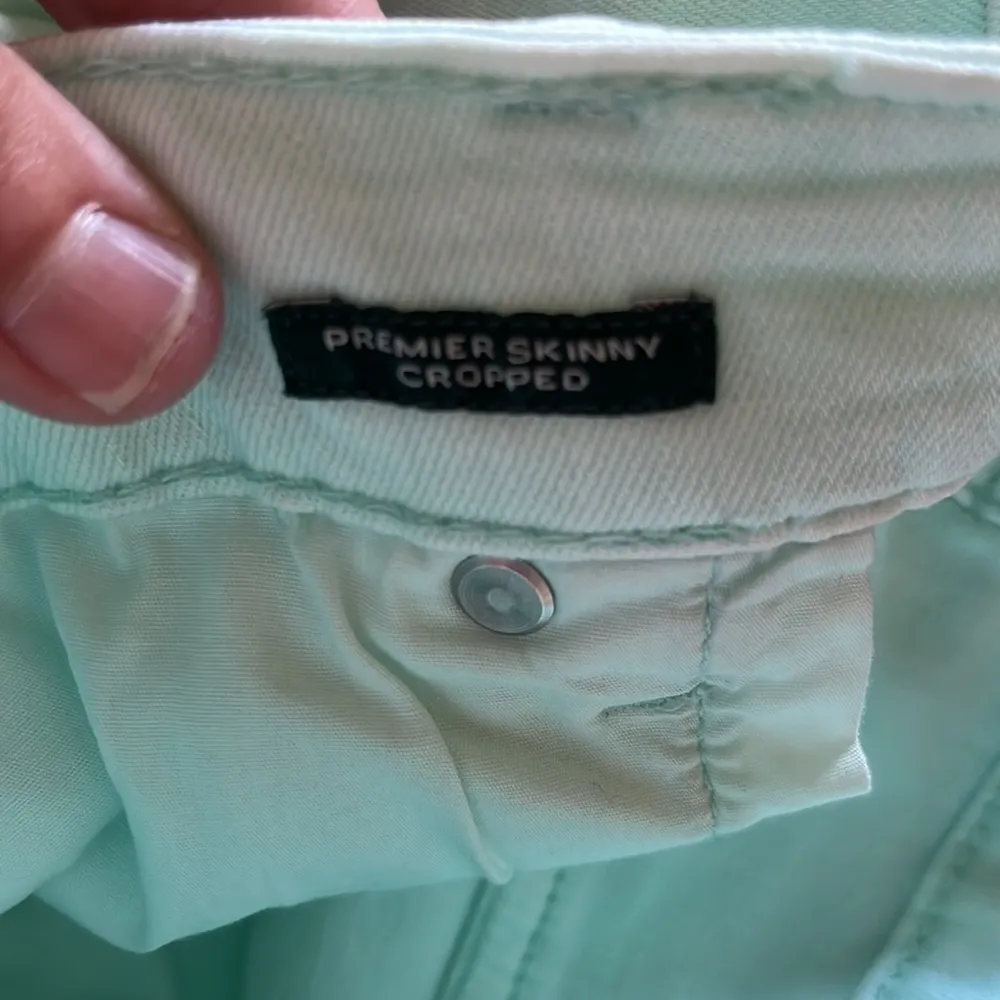 Lauren Ralph Lauren Mint Denim Jeans Womens 12P Premier Cropped Capri - Image 8