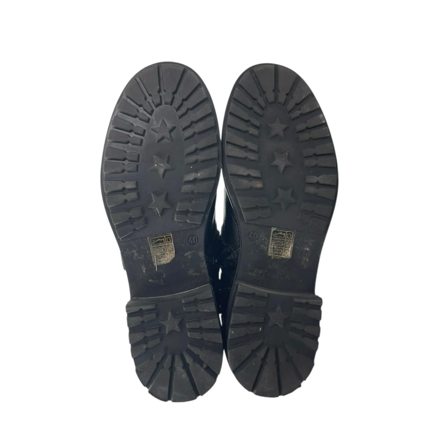 Kurt Geiger Stinger Womens Black Leather Buckle Strap Moto Biker Boots 40 US 9.5 - Image 4