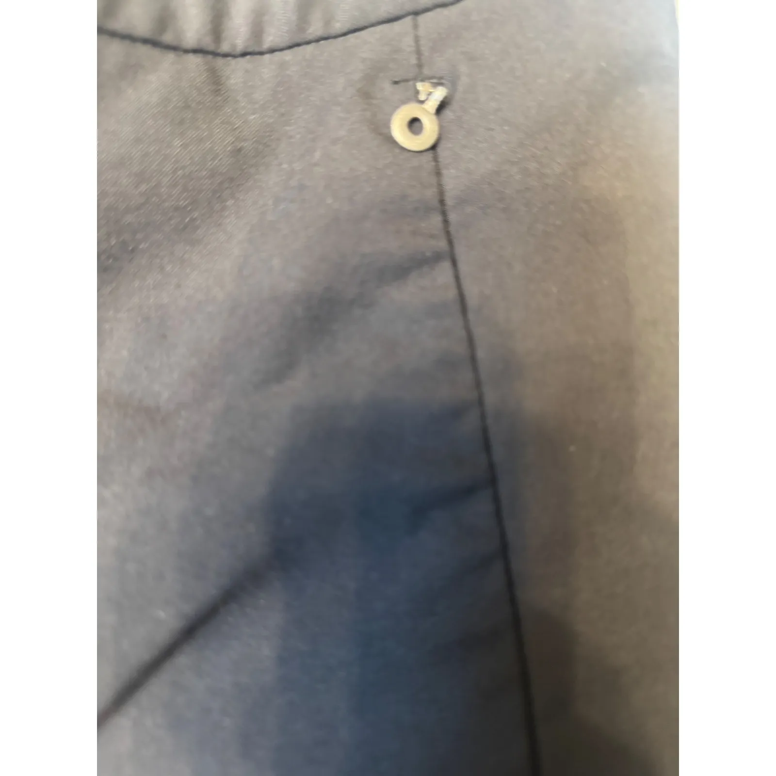 Marithe Francois Girbaud Black Tailored Trousers Pants Made in Italy Size 31 Brown - Image 4