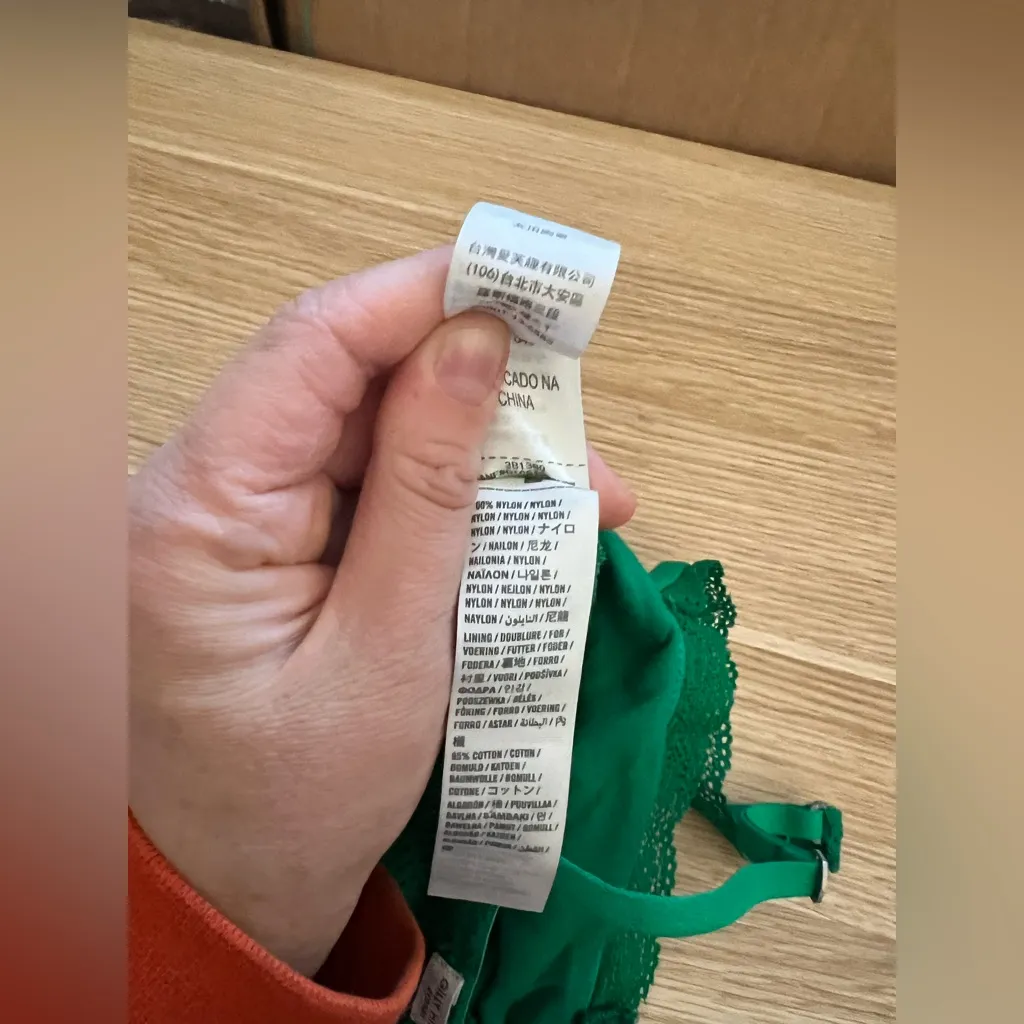 Gilly Hicks  - Sydney - Unlined Emerald Lace Bralette - Image 4