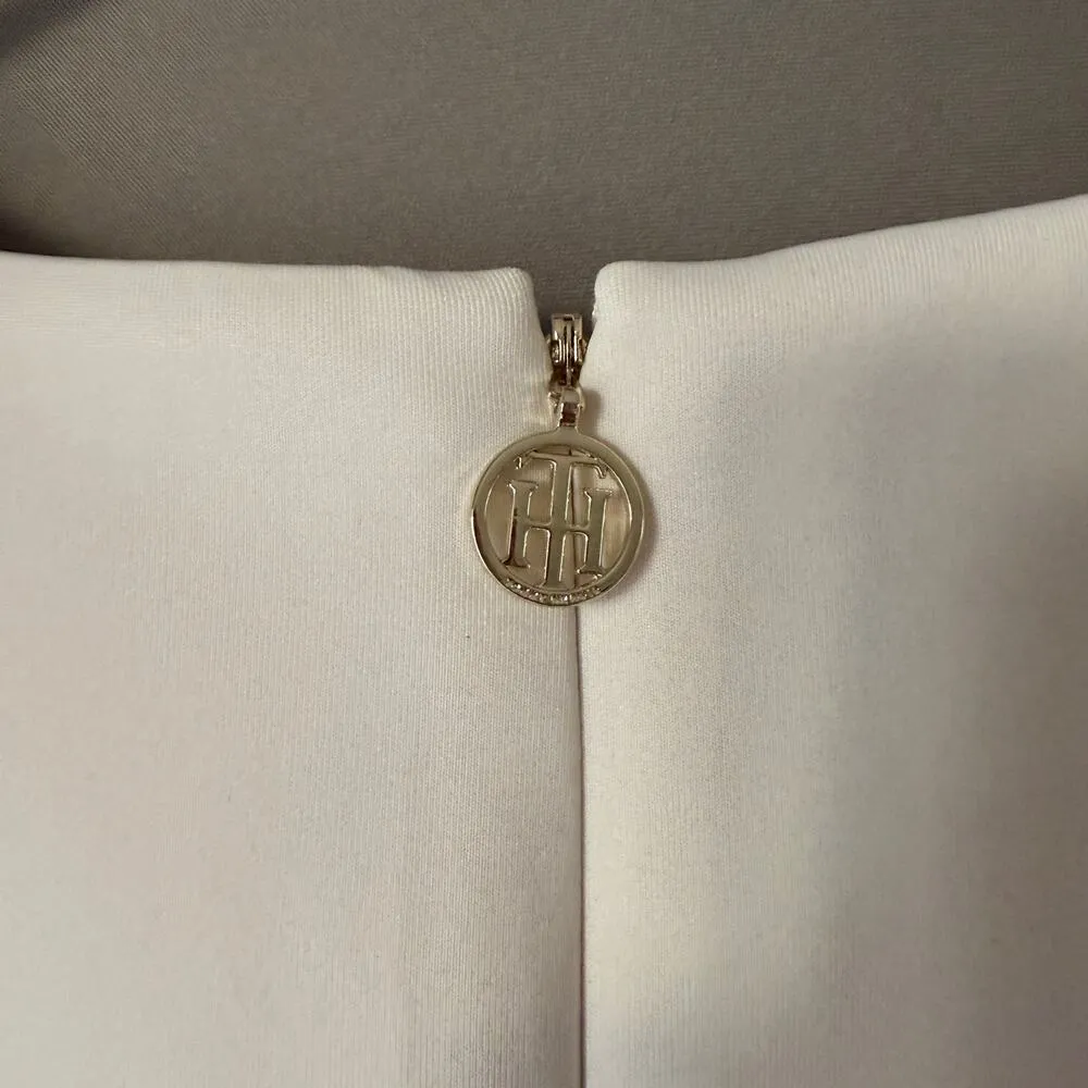 Tommy Hilfiger sz 16 Black‎ White sheath career Dress - Image 8