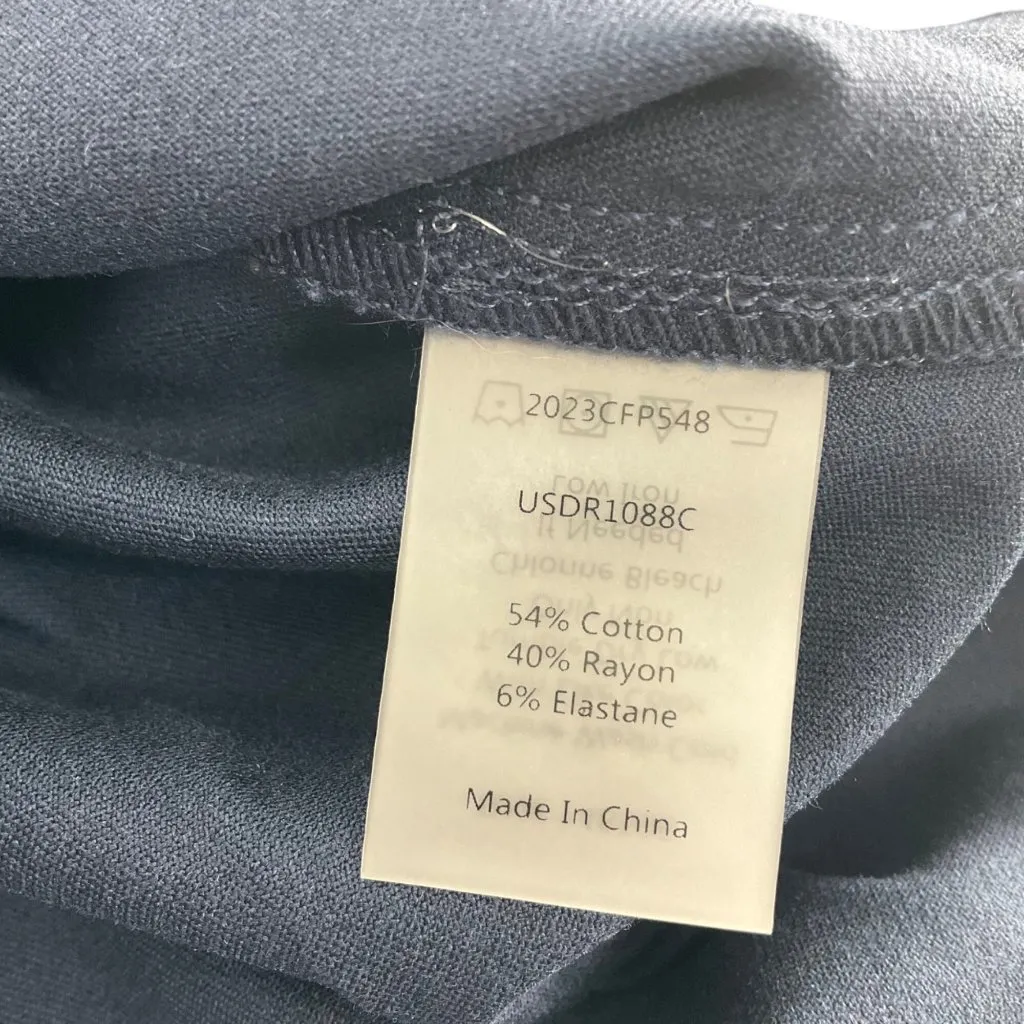 Universal Standard Navy Blue Long Sleeve Button-Down Shirt utility dress  4XS 00 - Image 10