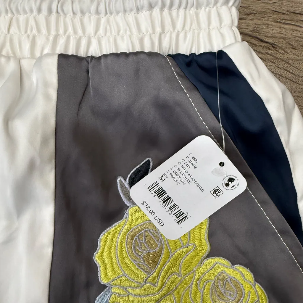 Free People in the ring shorts size medium NWT Gray - Image 11