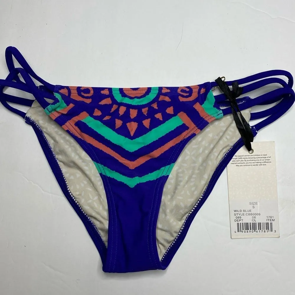 Cleobella Wild‎ Blue Bikini Bottom NWT - Image 2