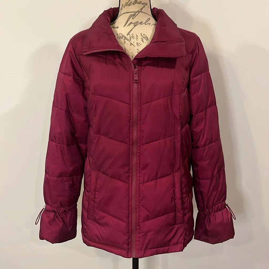 Motto from HSN puffer jacket in magenta M Purple Size M - Image 3
