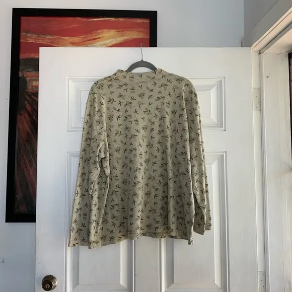 White Stag Women's Plus Size Long Sleeve Christmas ‎ Mistletoe Green 18w/20w - Image 5