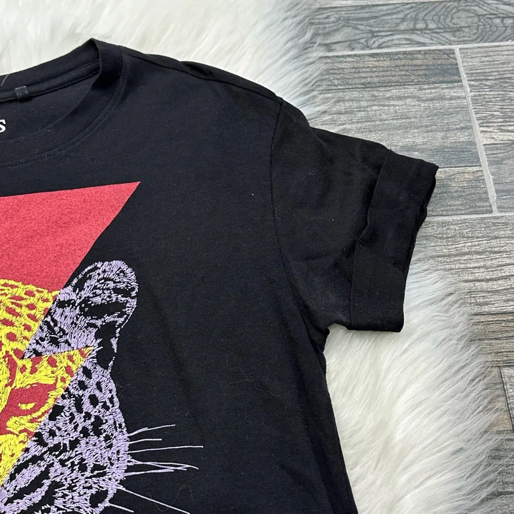 Guess Multicolored Cheetah Graphic T-Shirt - Image 4