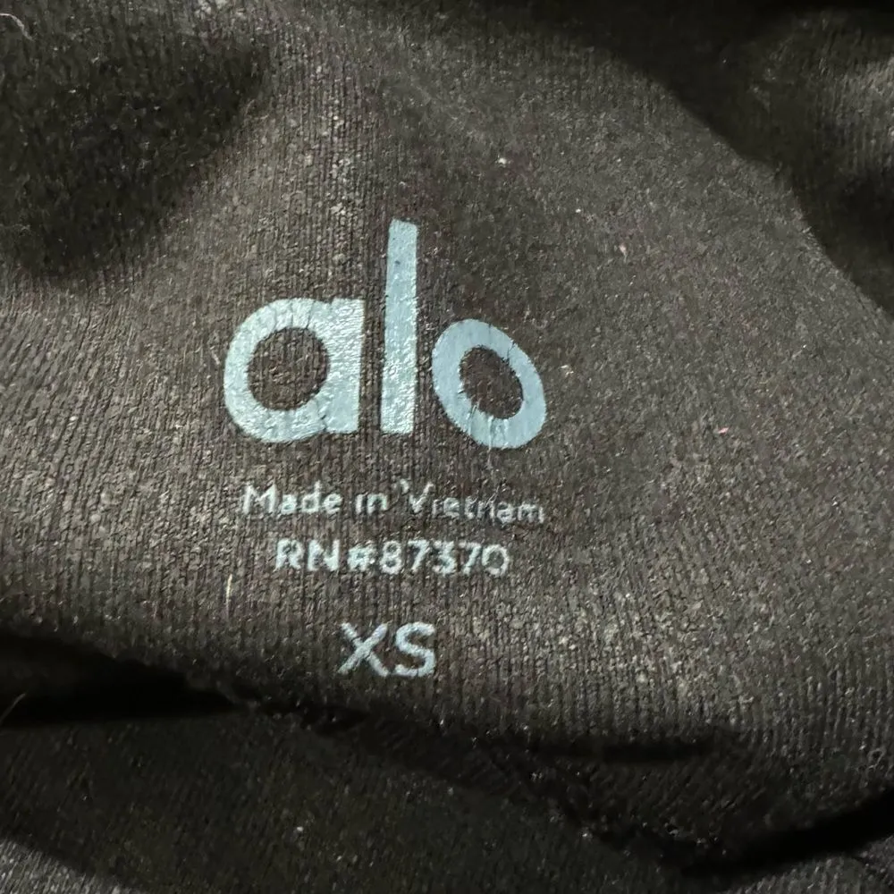 Alo Yoga Black Moto Leggings Women’s XS - Image 3