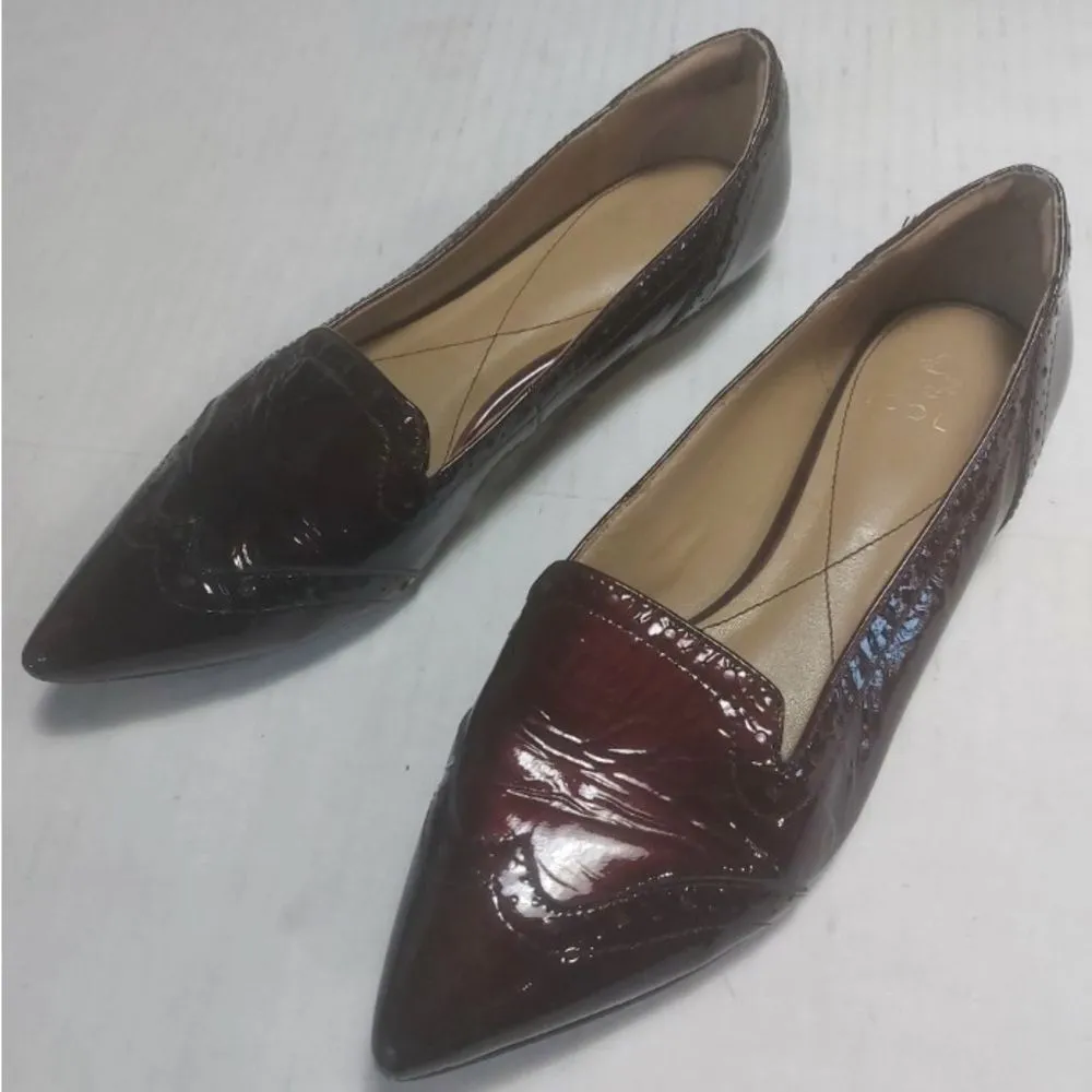 ISOLA Patent Point Toe Flats - Image 4