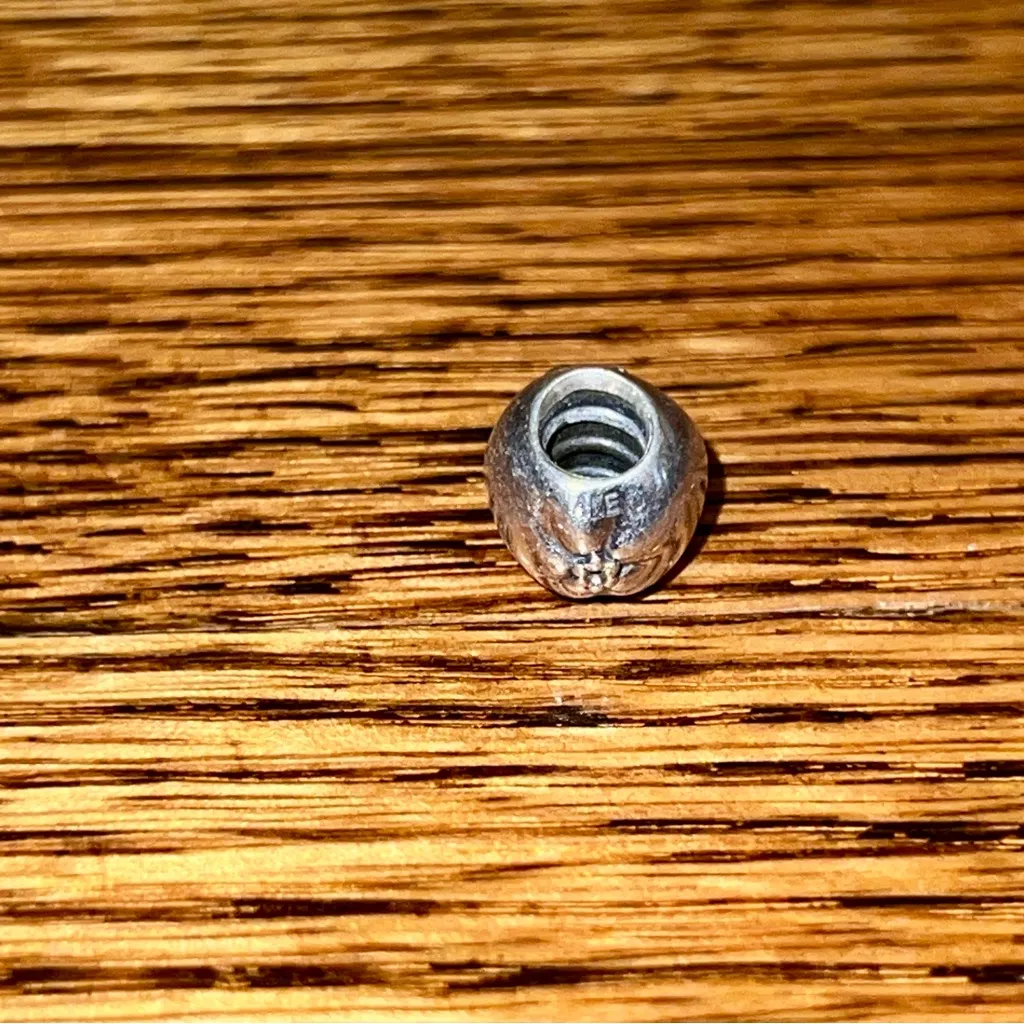 Pandora 791026 Silver & 14k Yellow Gold Education Apple of My Eye Charm - Image 6