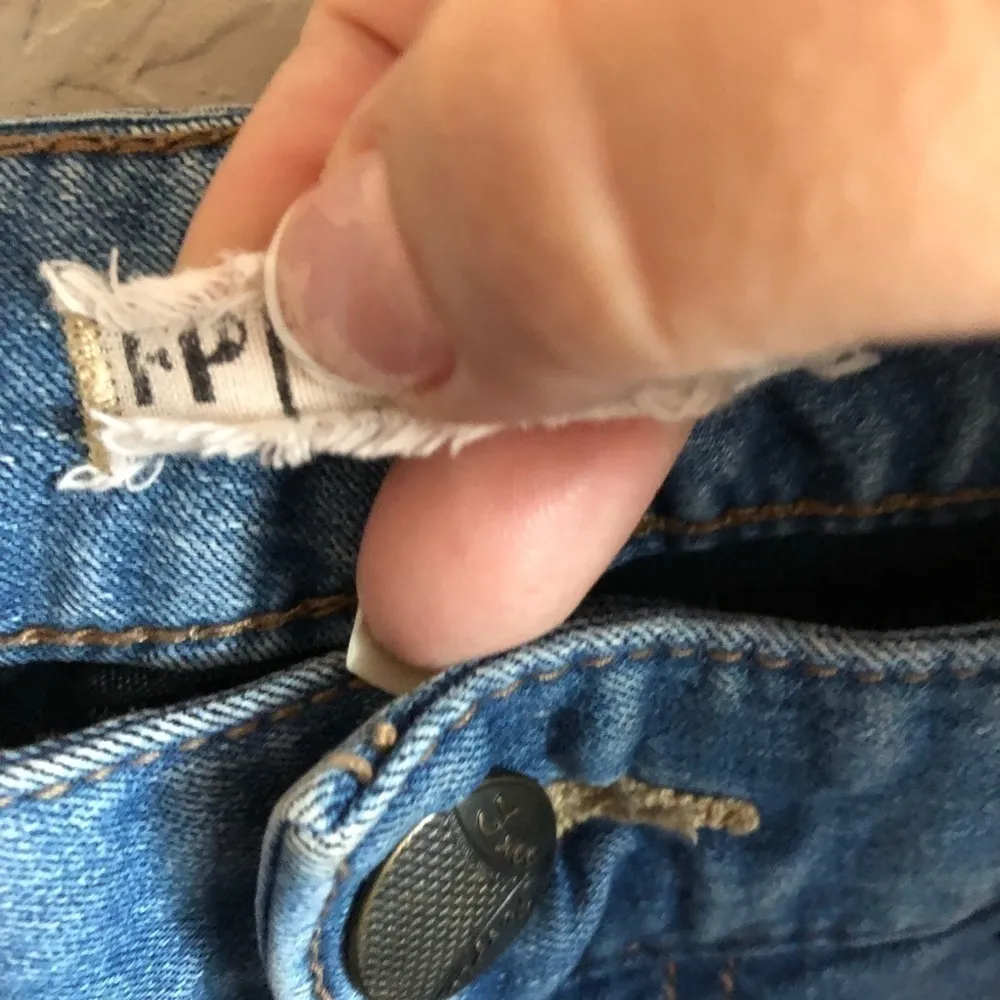 Free People Crop Slit‎ Ankle Denim Jeans - Image 6