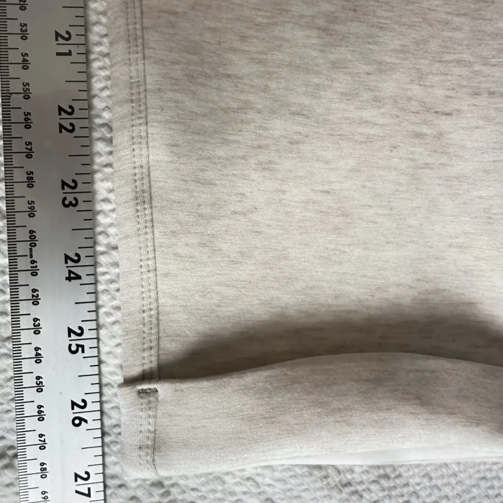 Spanx Pants Womens XL AirEssentials Spacer Taper Leg Oatmeal Heather Sweatpants - Image 5