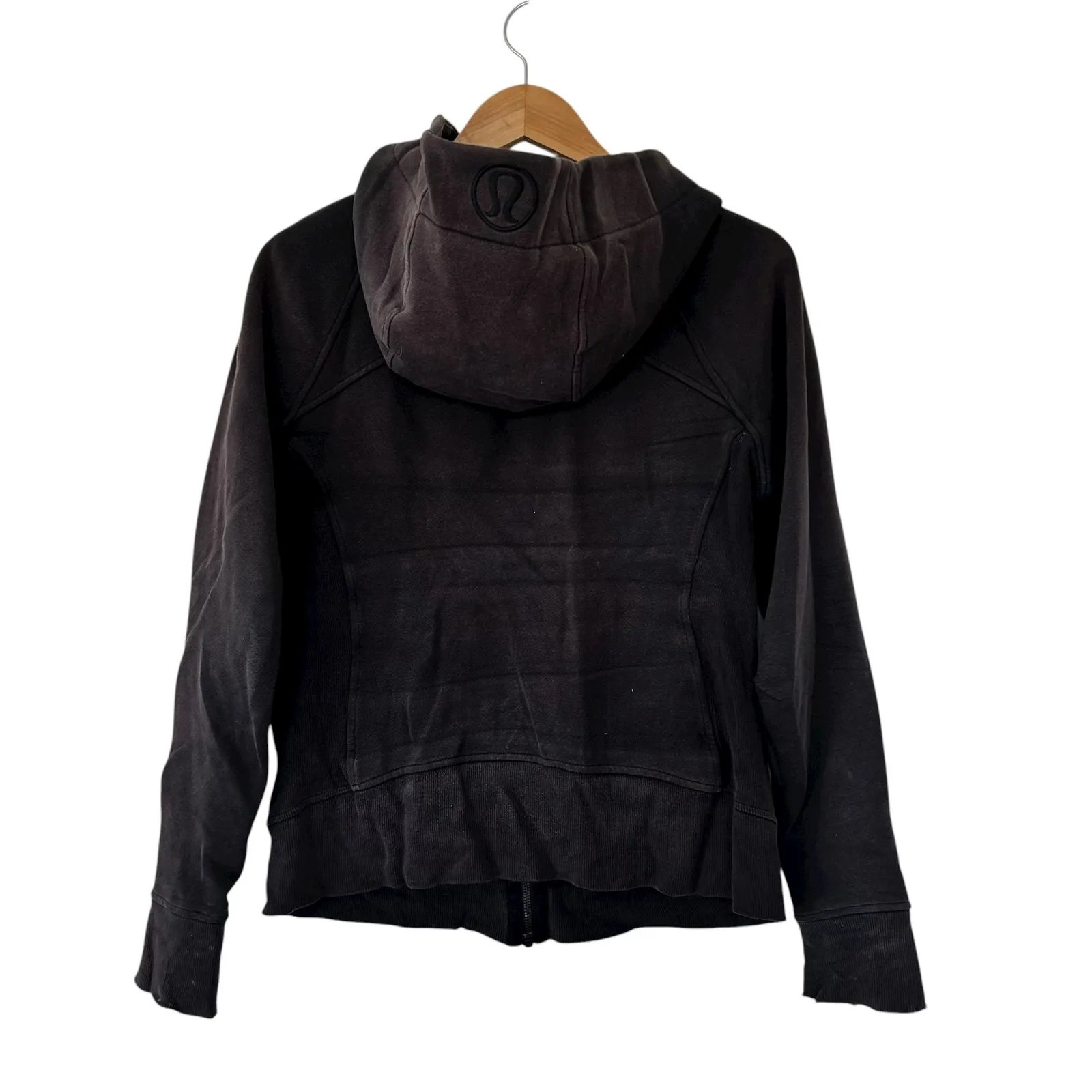 Lululemon Black Full Zip Hoodie Sz 8 - Image 6