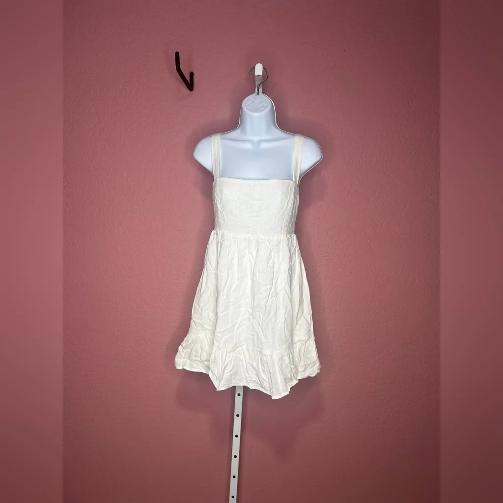 Lulu's White Mini Dress Size M - Image 7