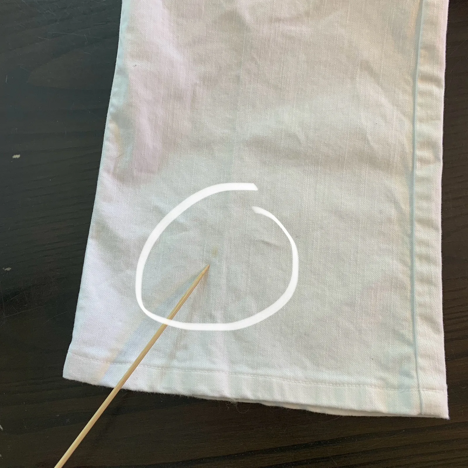 Soft Surroundings White Cotton Blend Elastic Waist Pants Women's Large READ - Image 5