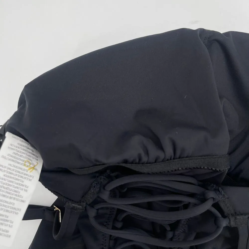 LA BLANCA Luxe Swimsuit SZ 8 Black One Piece NWT Swim Tummy Control Compression - Image 12