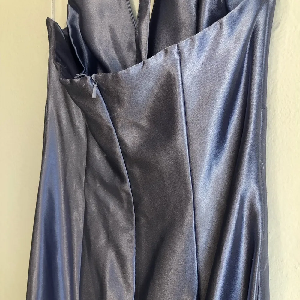 Jessica Mcclintock Gunne sax dress hoco halter fairycore 90s vintage - Image 8