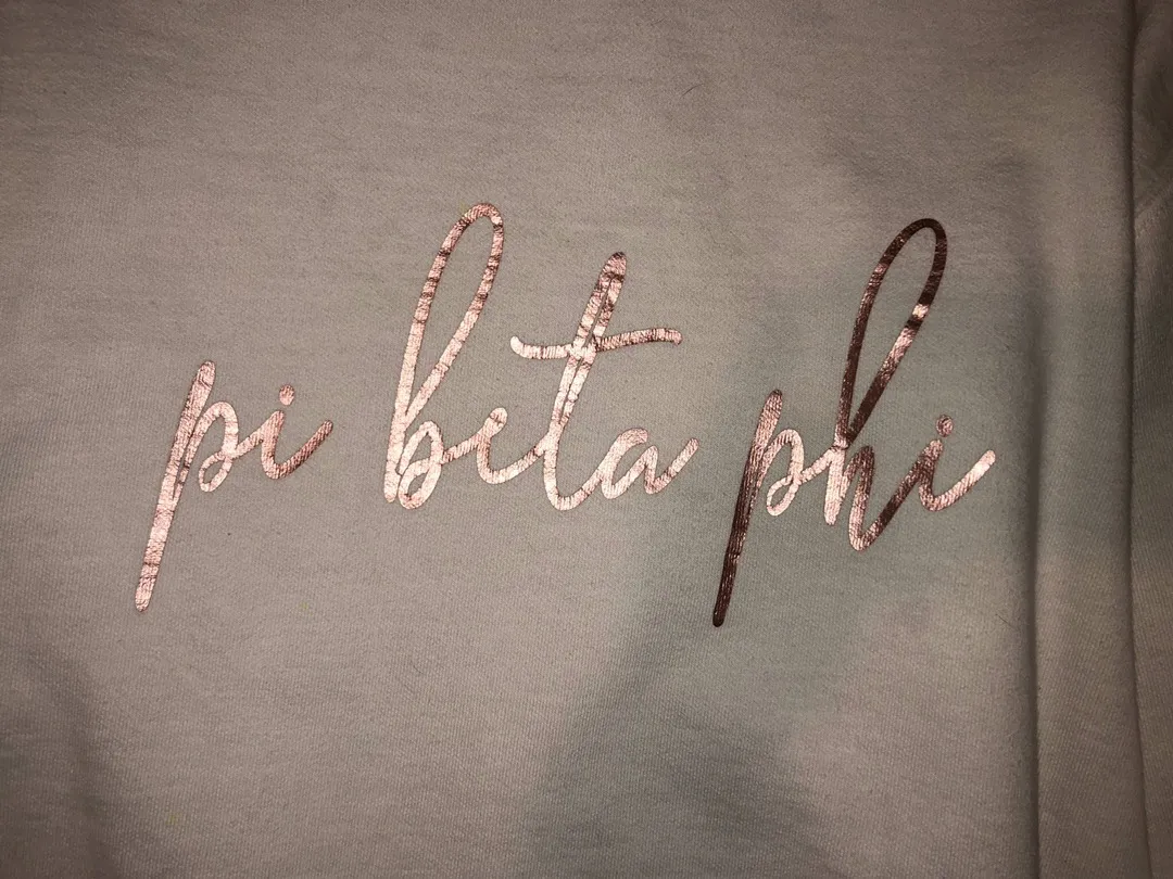 Comfort Colors Sweatshirt Pi Phi - Image 2