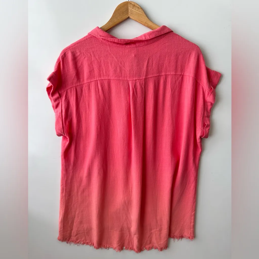 Umgee Sun-Kissed‎ Edge Bleach Dip Dye Shirt NWT Size Medium - Image 7