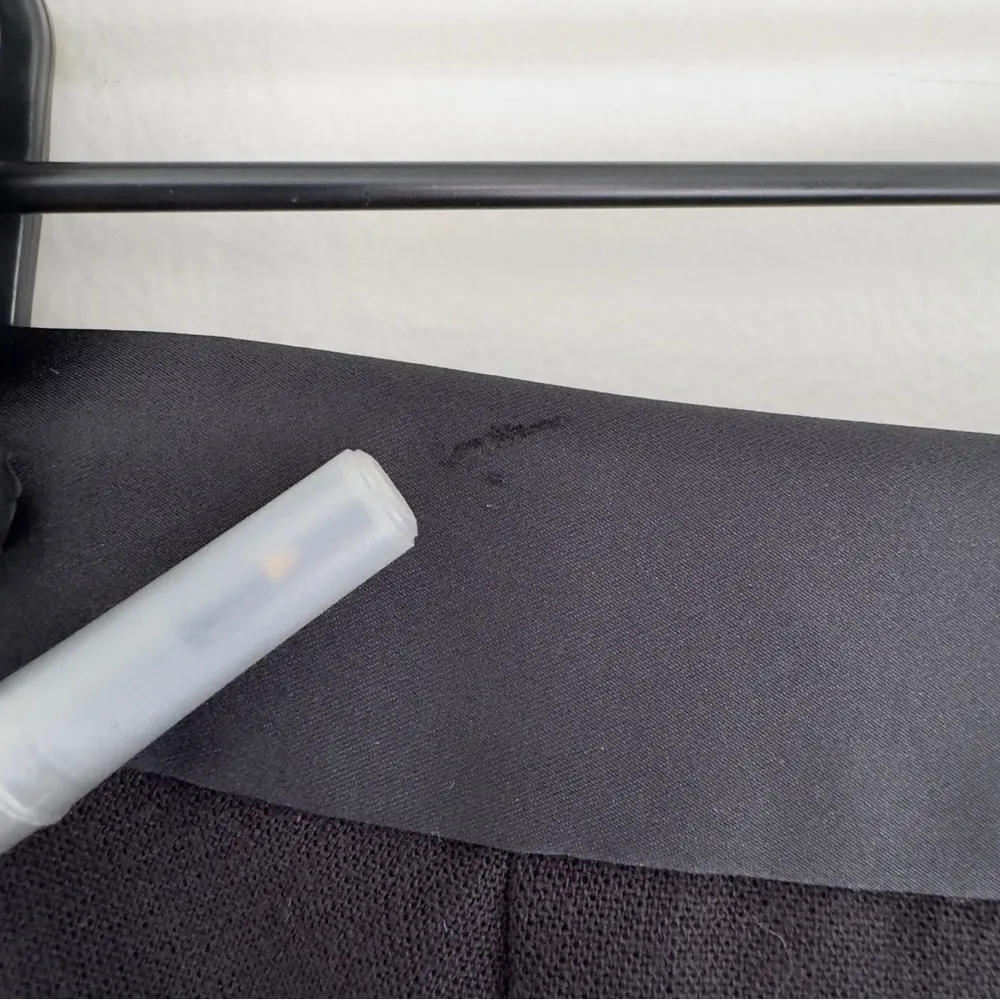 Madewell Satin Waist Pockets Business Casual Pants Belt Loops Black Office Work - Image 4