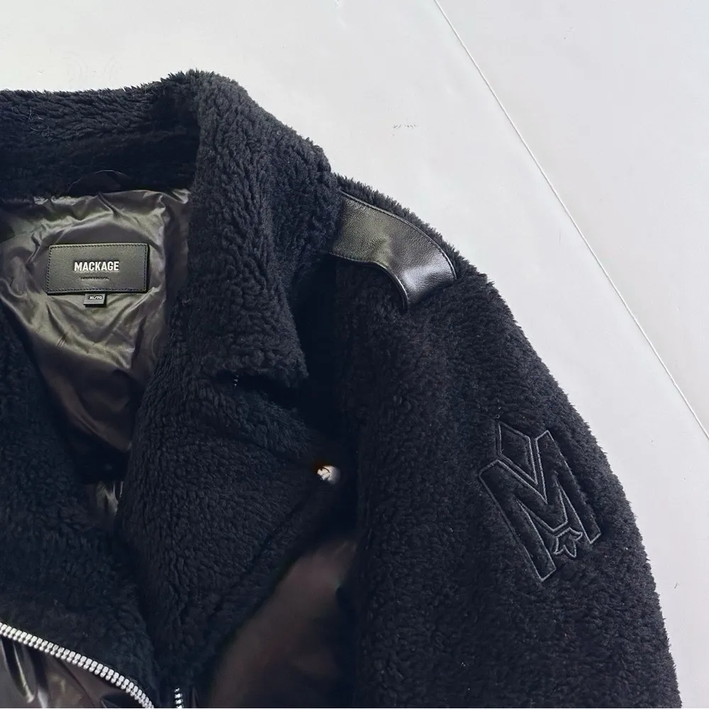 Mackage  Rune Moto Sherpa Down Puffer Jacket - Image 11