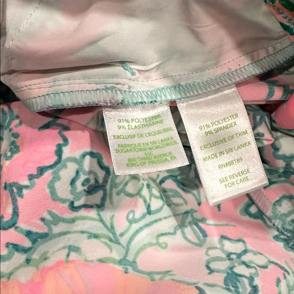Lilly Pulitzer Luxletic Perfect Poppy Corso Crop Pants UPF50+ Golf Size 12 - Image 13