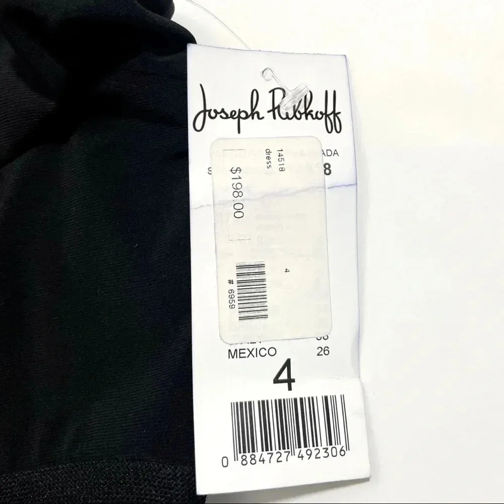 NWT Joseph Ribkoff Tiered Sleeveless Cowl Neck Dress - Image 4