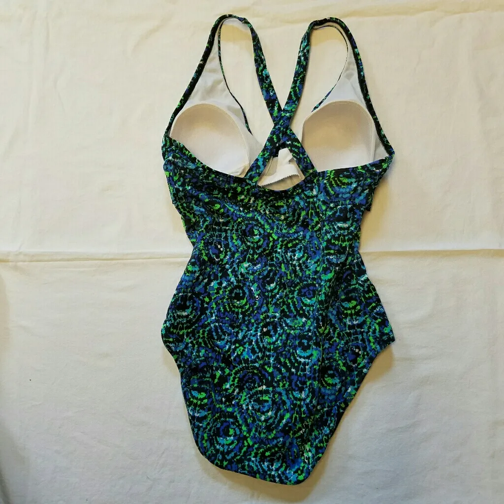 SPEEDO I #7228311 Onepiece Twistfront Swimsuit  12 sexy whimsy goth - Image 4