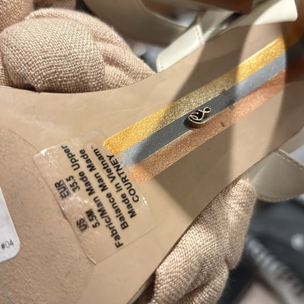 Sam Edelman Courtney Braided Cream Heel Sandal - Image 8