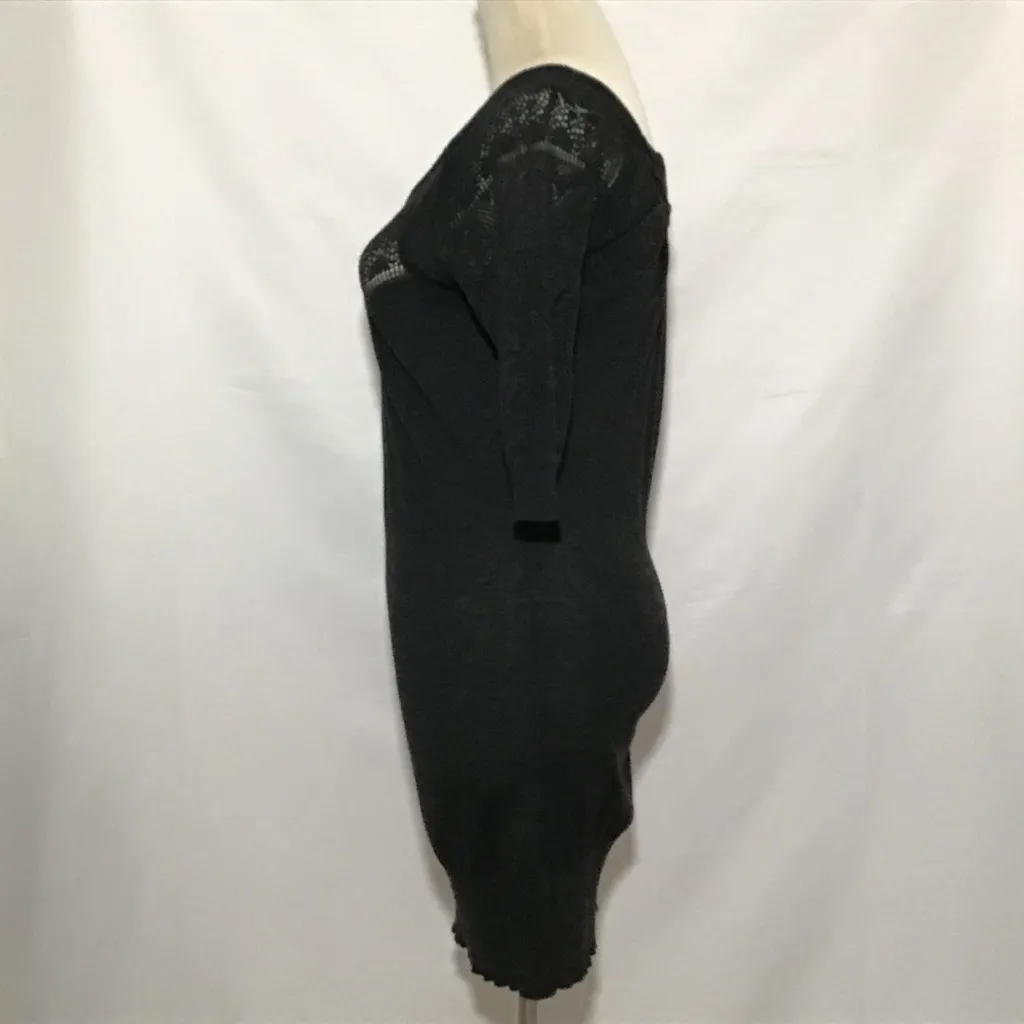 Heart Soul Knit Womens Dress‎ XS Cotton Blend Gray - Image 3