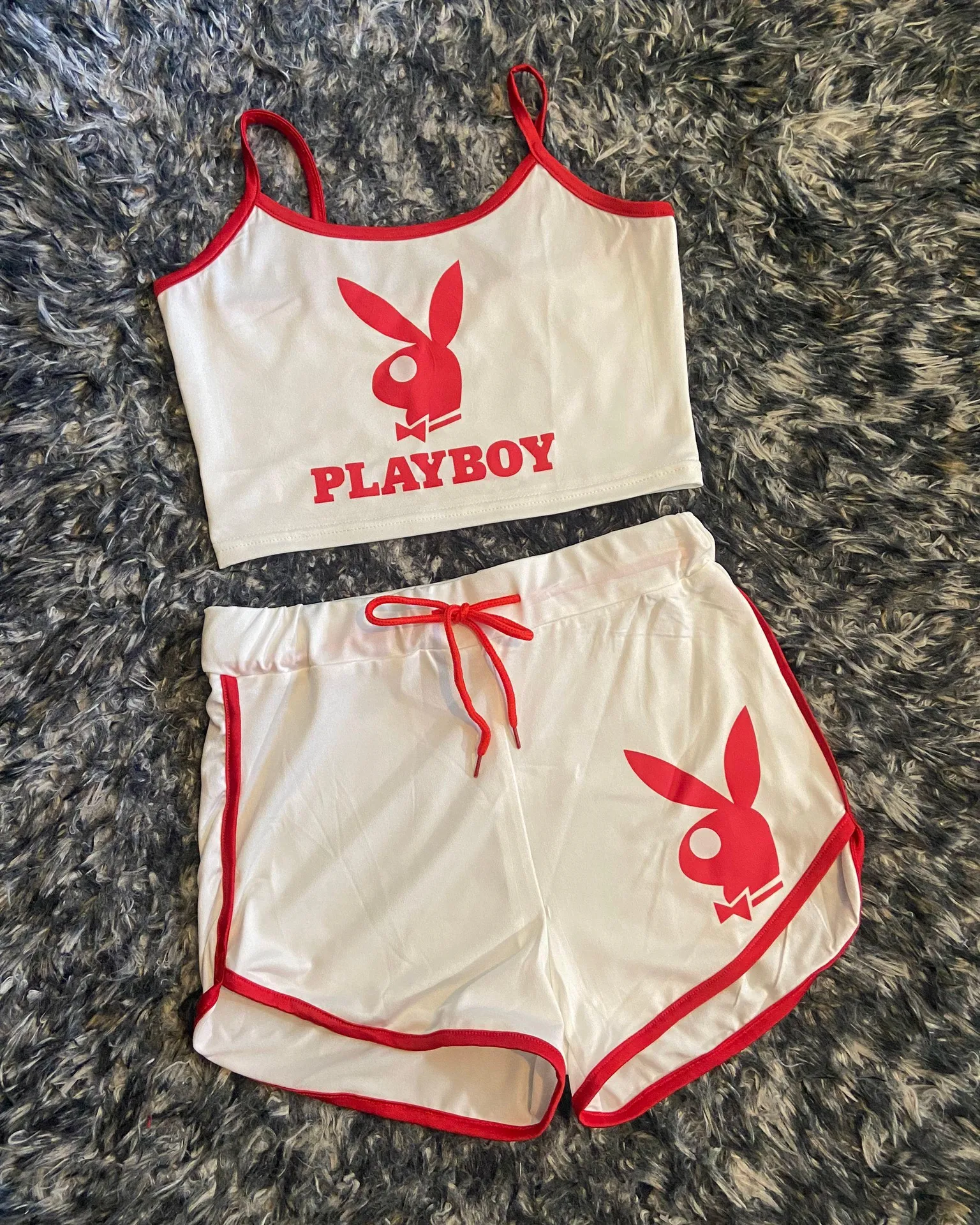 Cute & Sexy Two Piece Set White Size M - Image 2