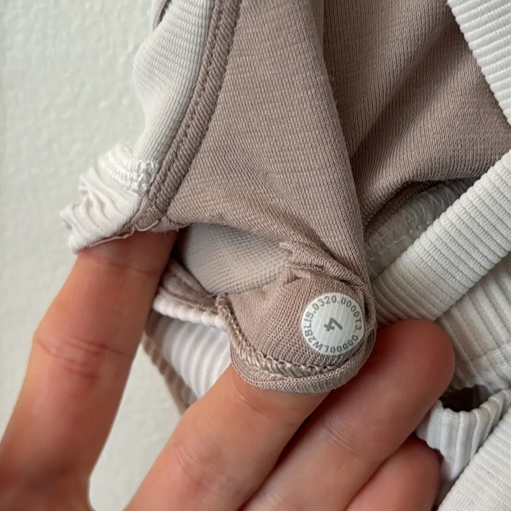 Lululemon 4 Energy Bra *Long Line Texture in White - Image 8