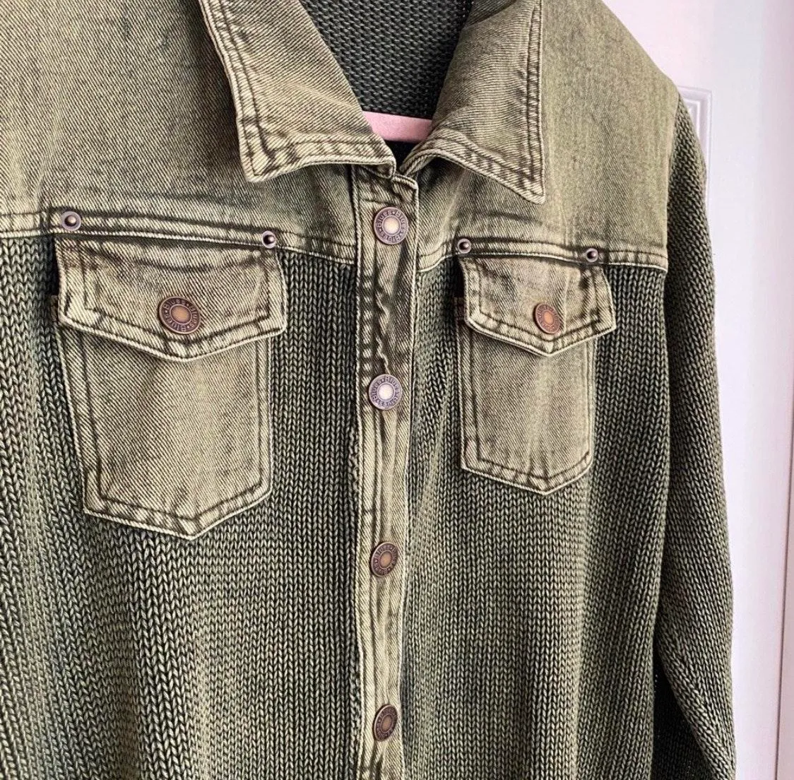 PBJ Blues sweater jacket Green - Image 3