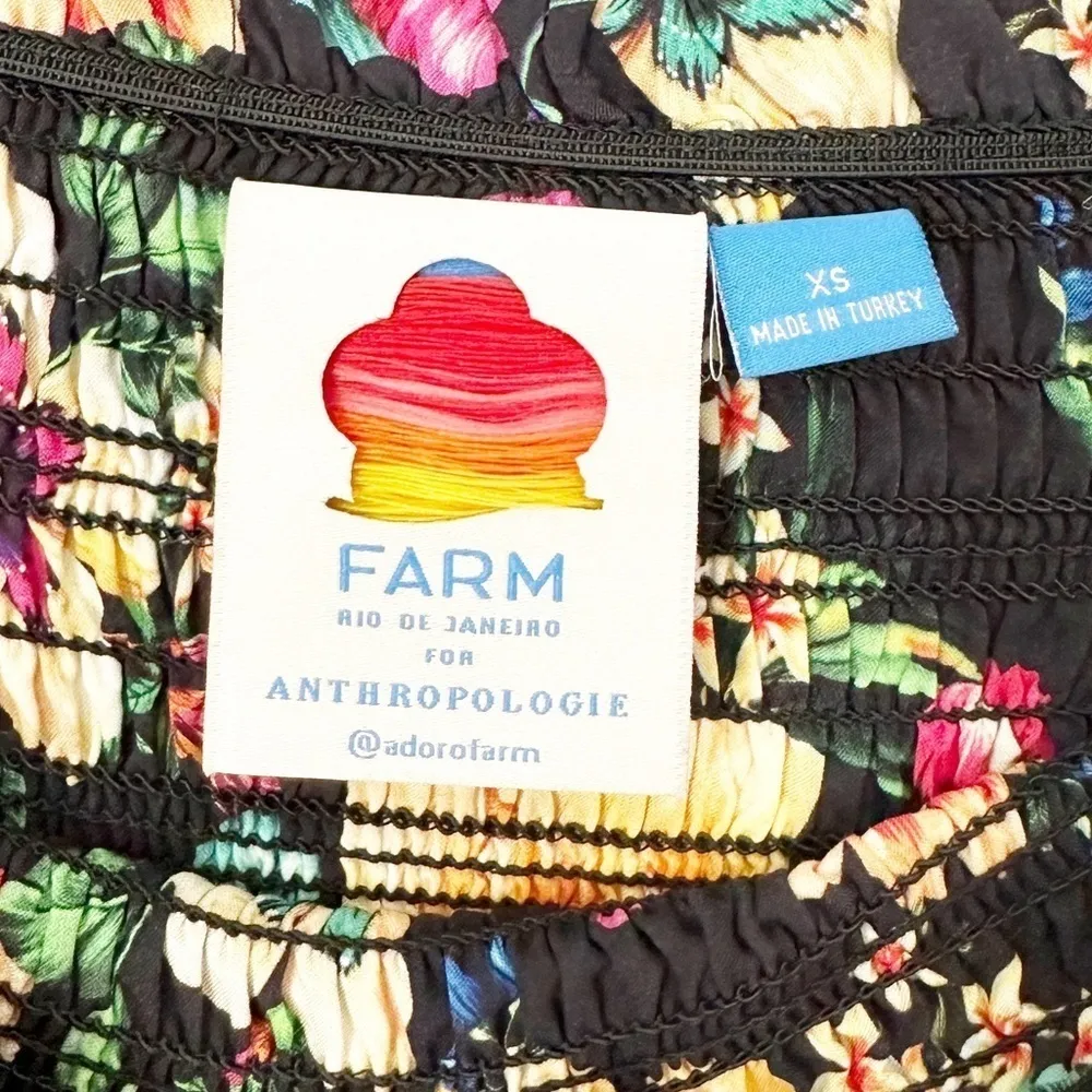 FARM RIO De Janeiro Anthropologie Sasha Dress XS - Image 7