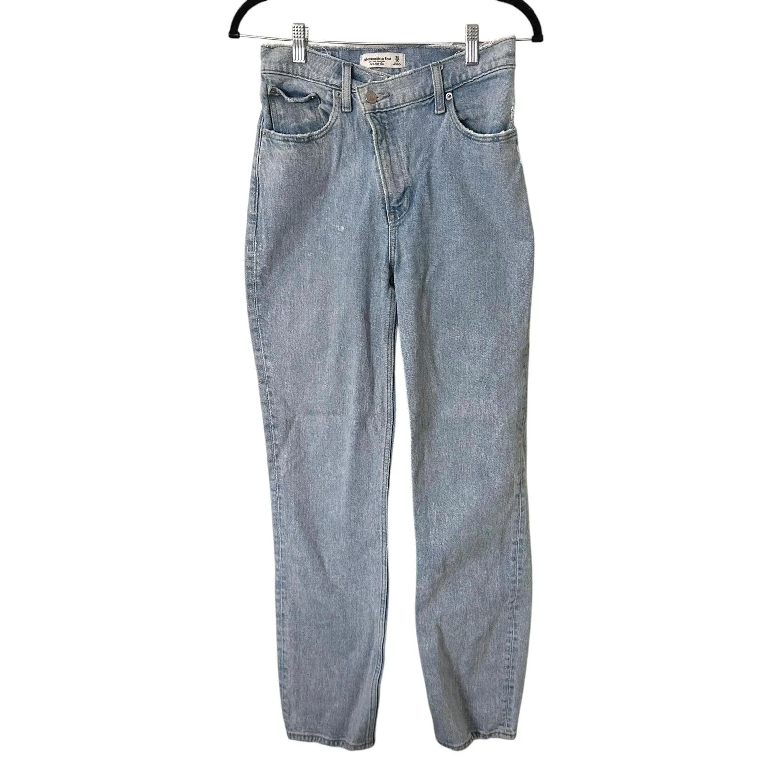 ABERCROMBIE & FITCH‎ Ultra High Rise 90s Straight Denim 26/2R - Image 2