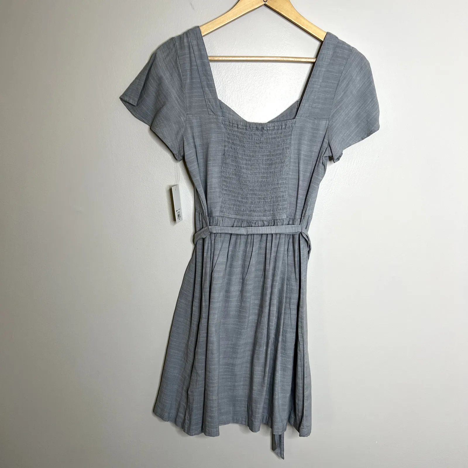 SO Circle Buckle Short Sleeve Dress - Image 5