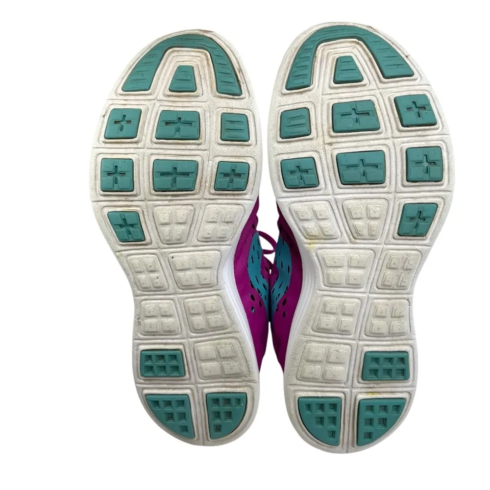 Nike Lunar Tempo Knit Fuchsia & Blue Running Shoes Sneakers - Image 10