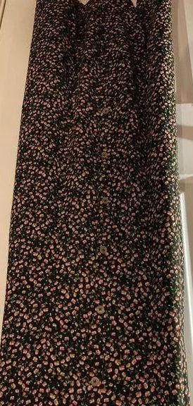 Sienna Sky Womens Dress Small Floral Pink Rose V Neck Adjustable Straps Lined - Image 2